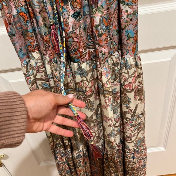 Gold & Silver bohemian dress from boutique in Provence France - Picture 2 of 9